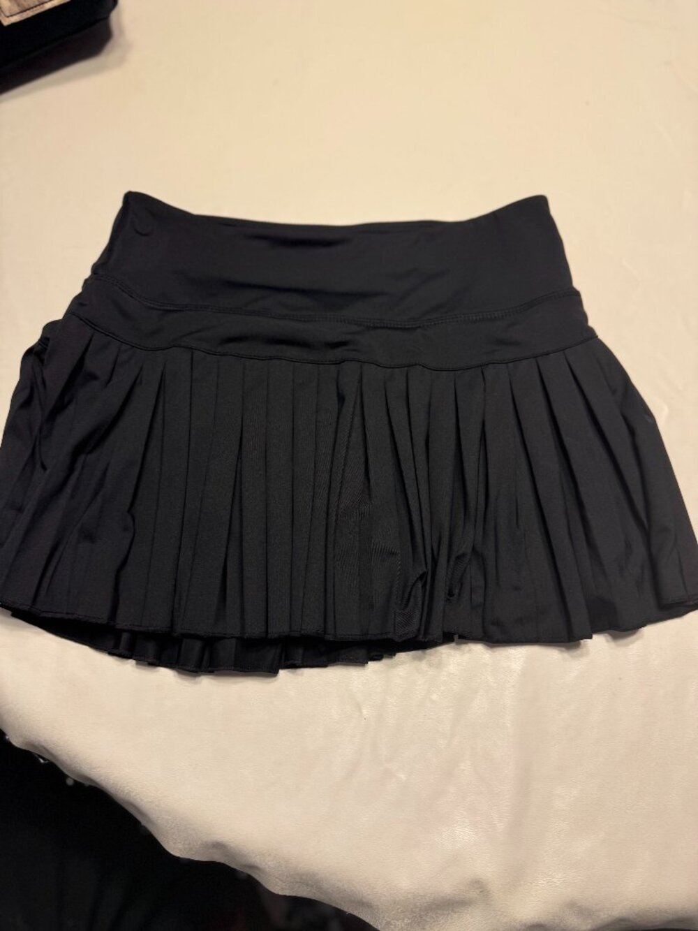 Gold HInge Pleated Tennis Skirt